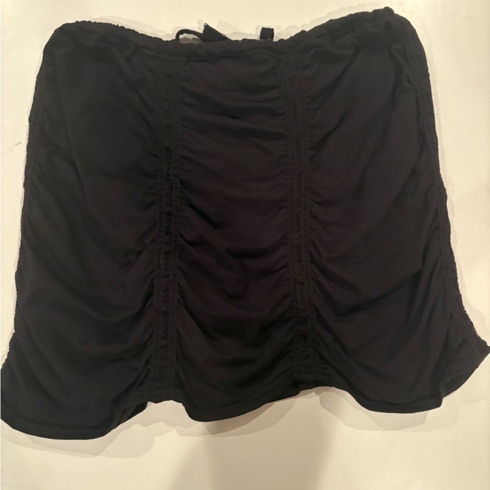 Neon Buddha Black Mini Skirt - Picture 6 of 7